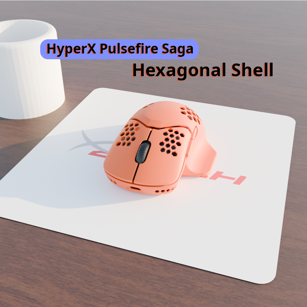 HyperX Hexagonal Mouse Shell (READ DESTRIPTION)