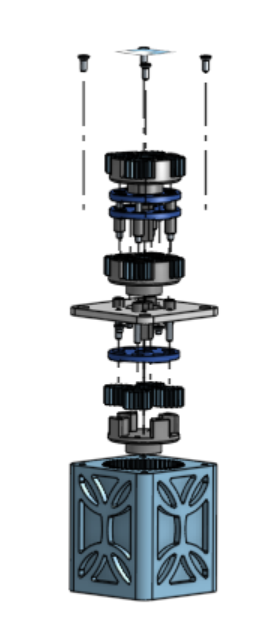 3 stage planetary gearbox