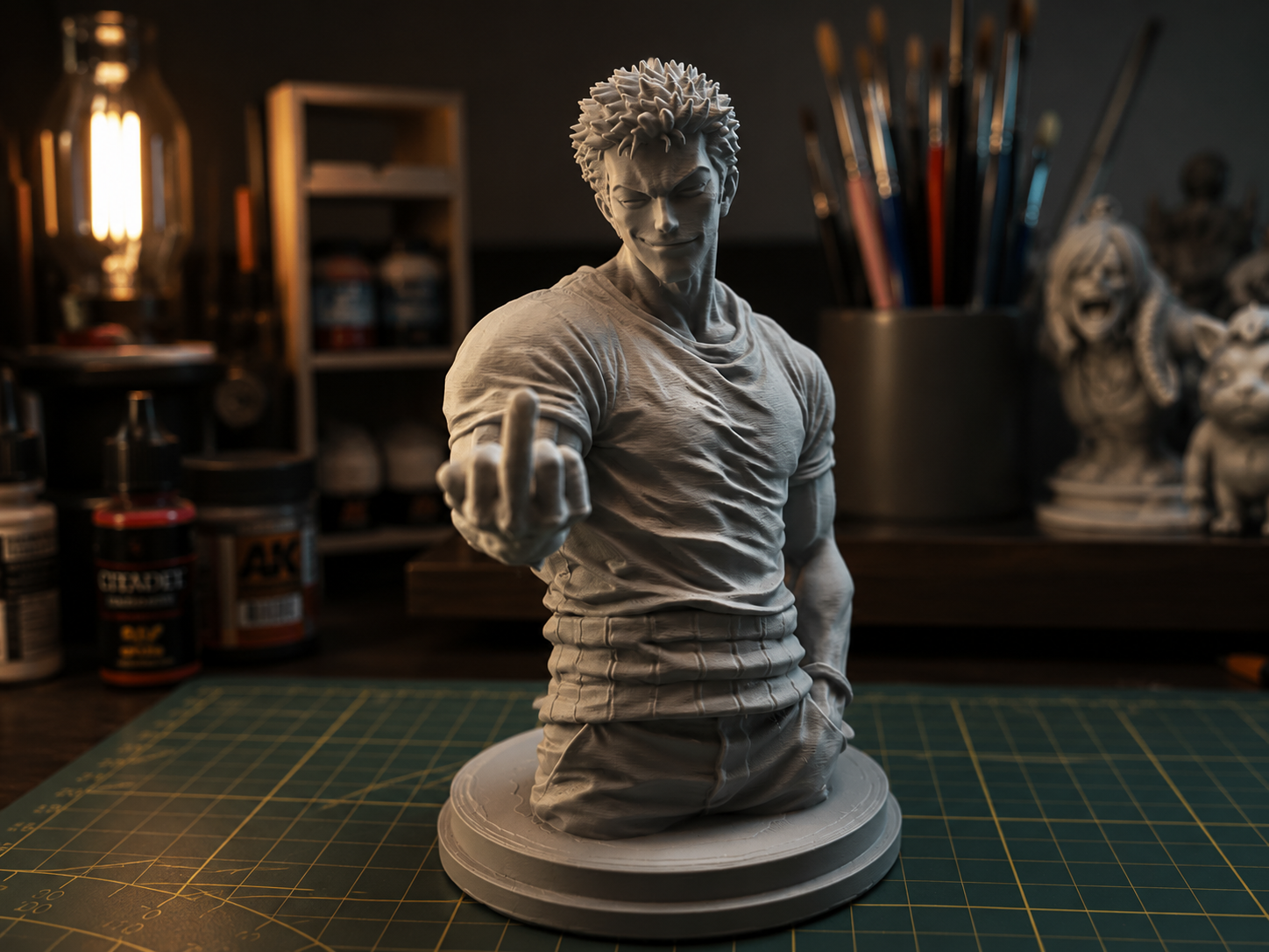 Roronoa Zoro Bust – Badass Fan Art Figure