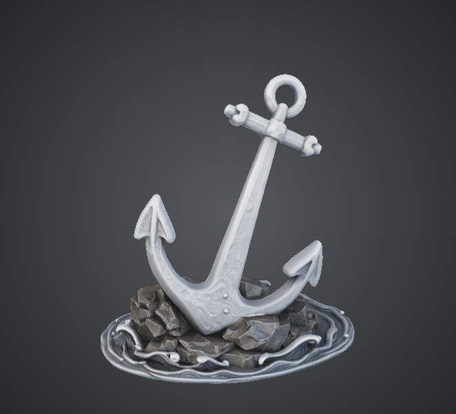 Classic Ship Anchor Sculpture – Nautical Ocean Relic