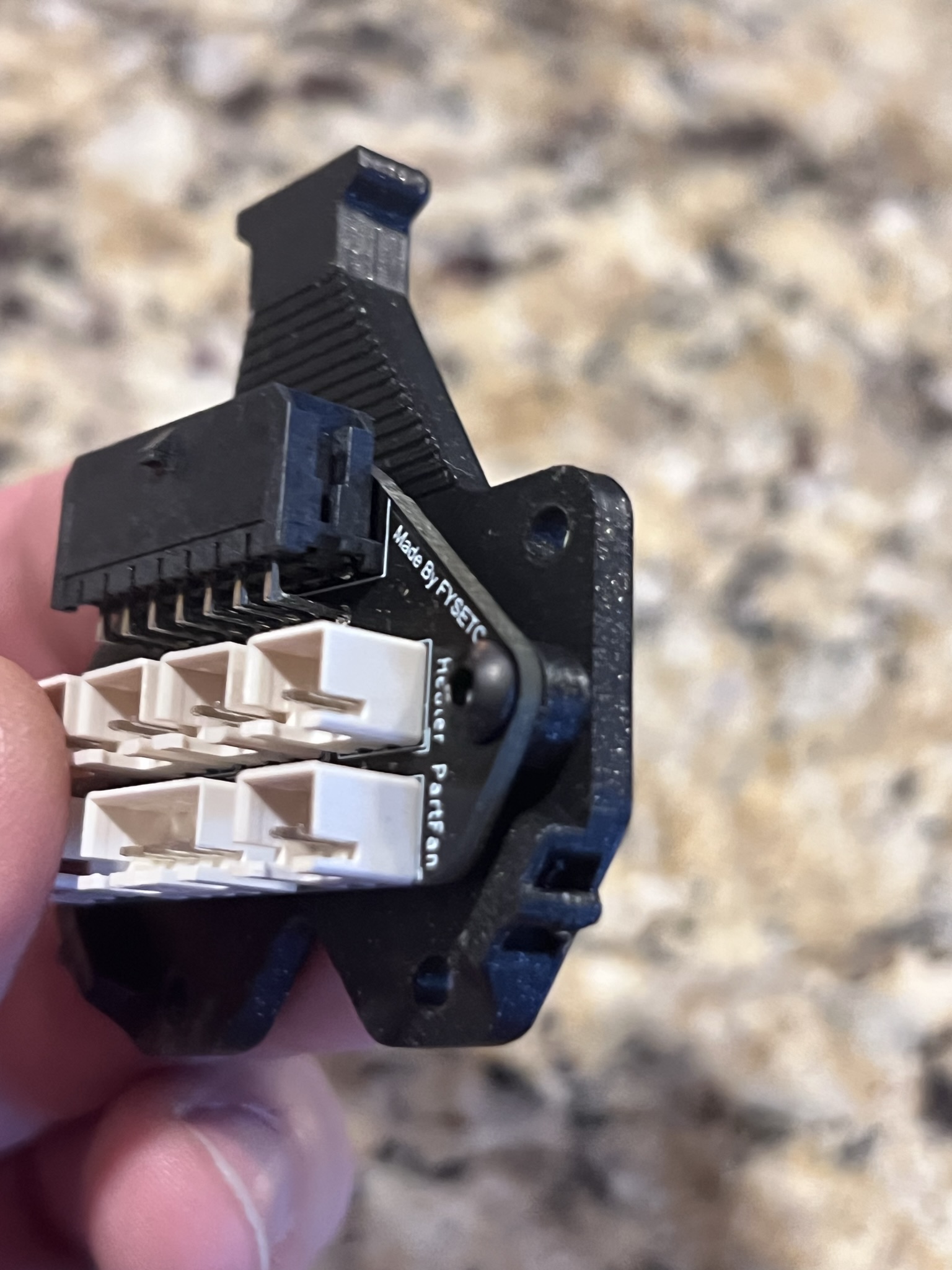 Voron 0.2 toolhead distribution pcb mount for mini stealthburner