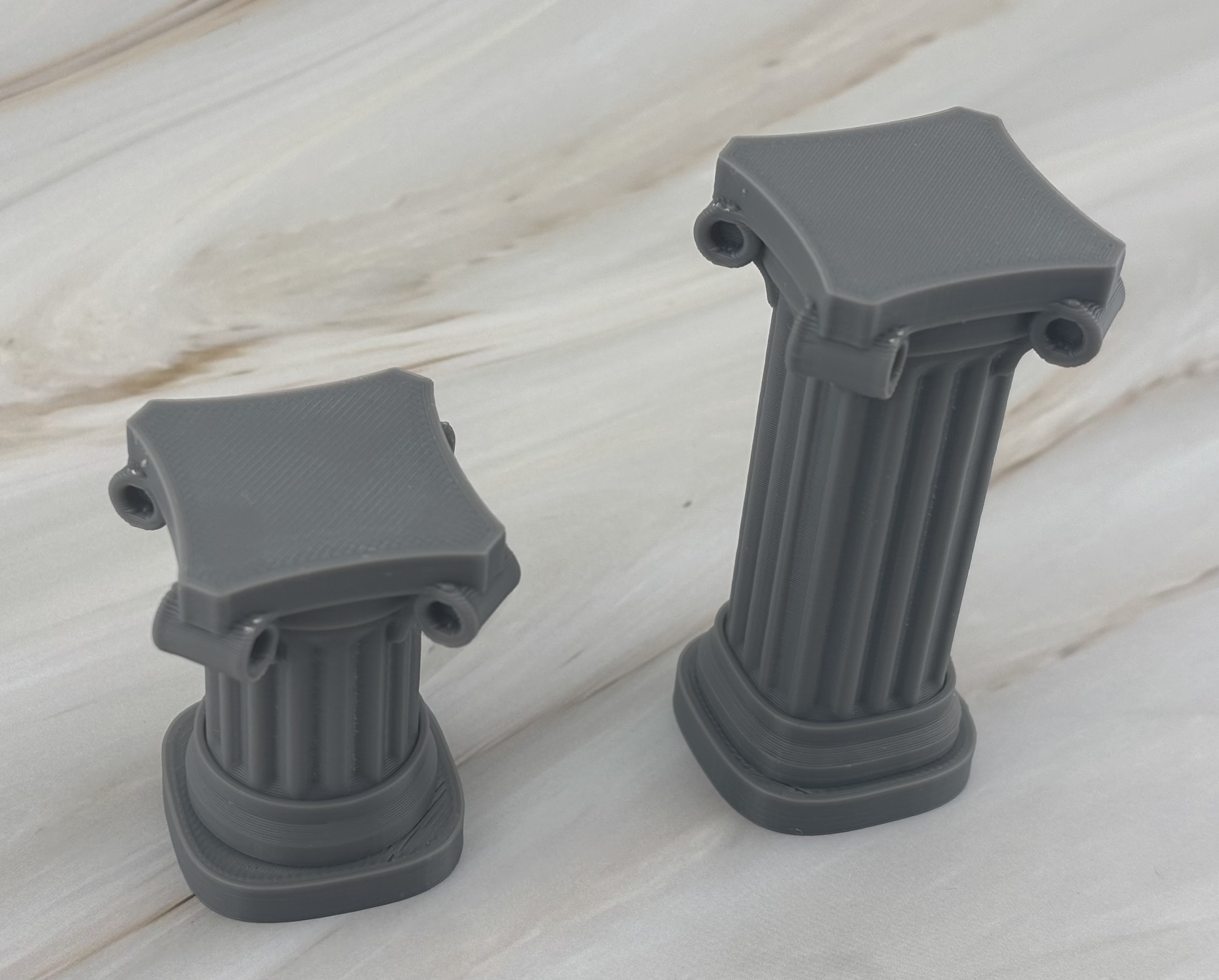 Greco Roman Corinthian Composite Style Pedestal Stand Set – Classical Decor