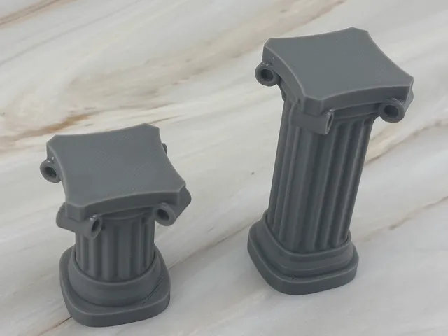 Greco Roman Corinthian Composite Style Pedestal Stand Set – Classical Decor