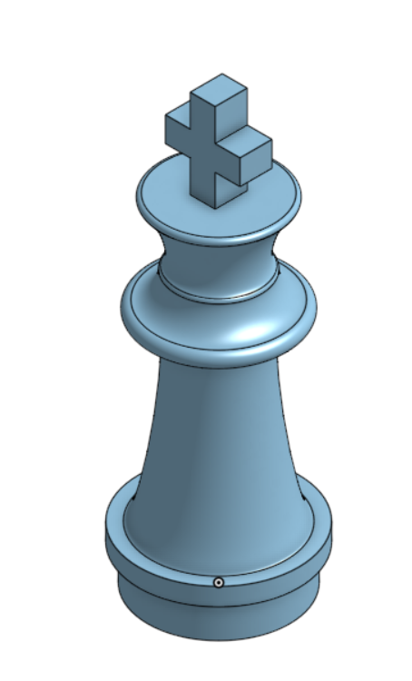 3D Chess King