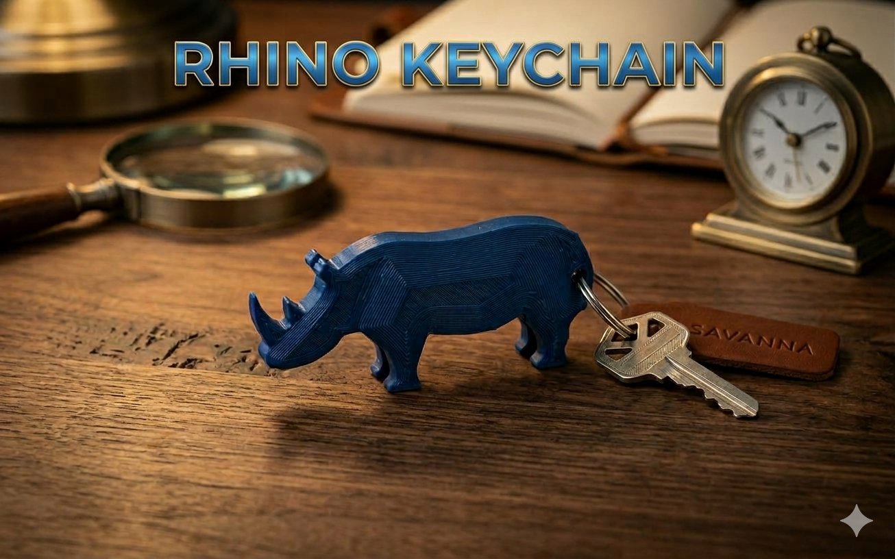 Rhino Keyring