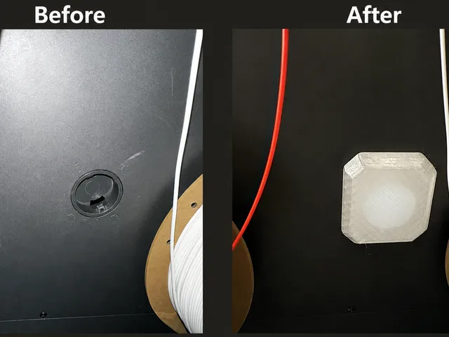 Centauri Carbon 1 (CC1) Old Spool holder TPU Plug for Canvas upgrade