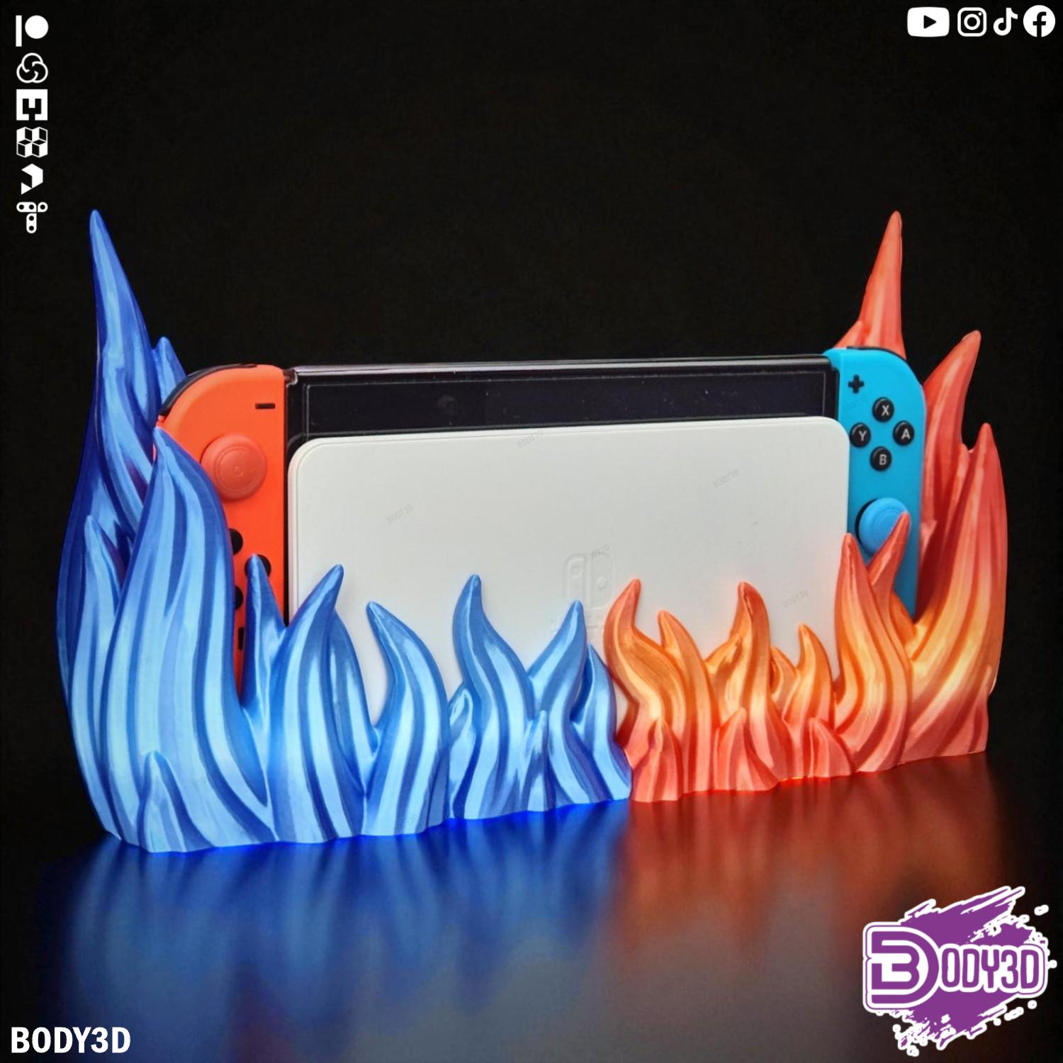 Dock Switch Flames