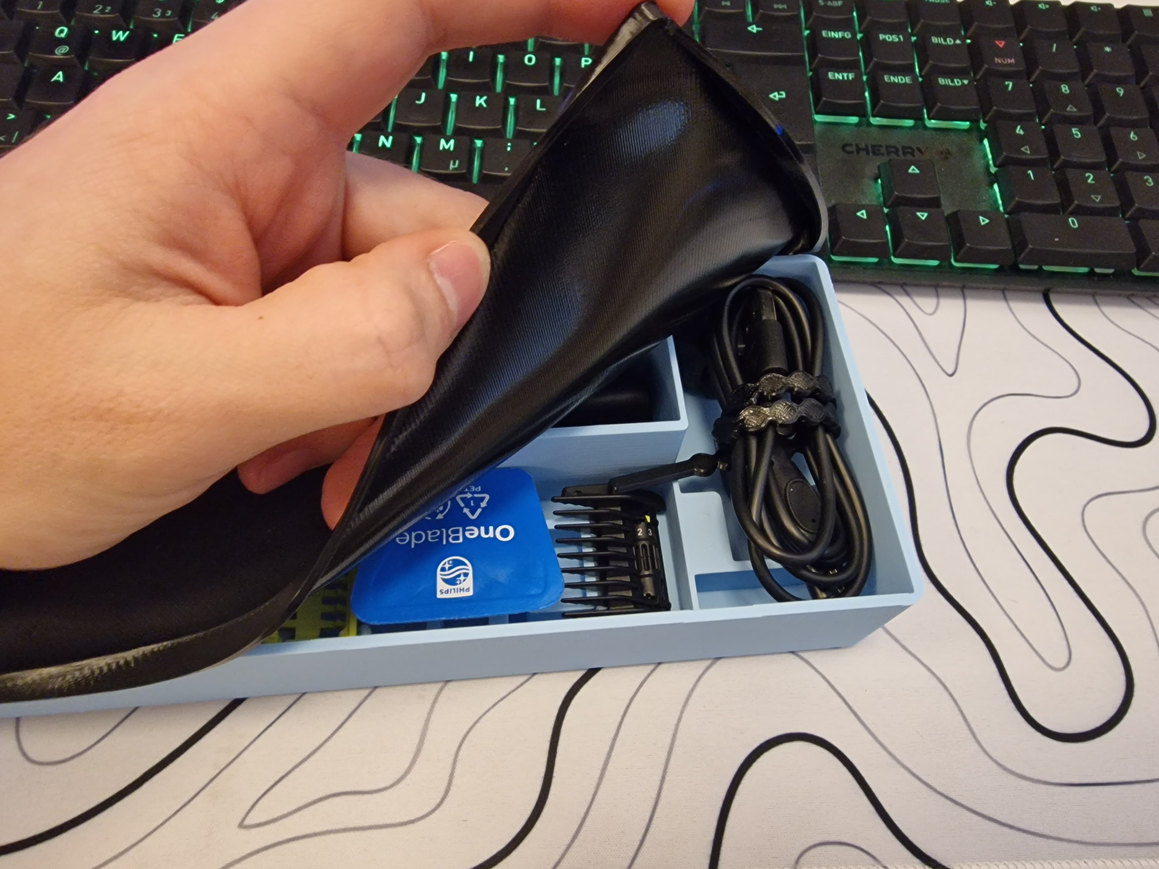 TPU lid for sorter.