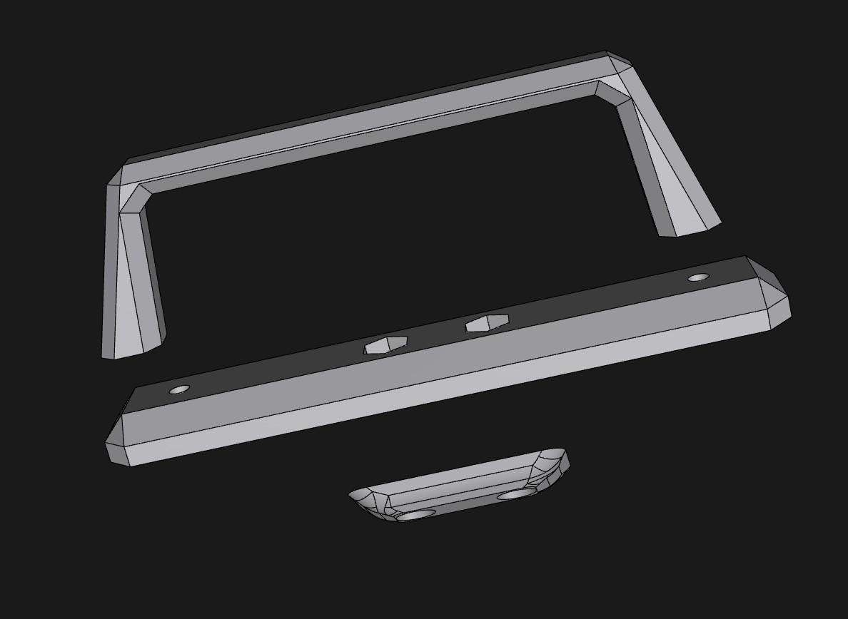 Handle and Screw Cover for Qidi Q2 Glass Lid