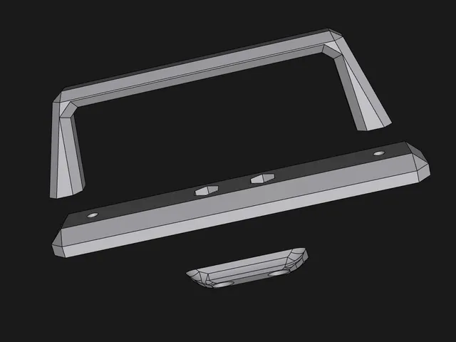 Handle and Screw Cover for Qidi Q2 Glass Lid