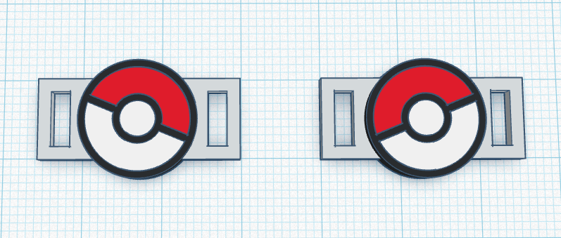 Shoes decoration POKEBALl 3D model