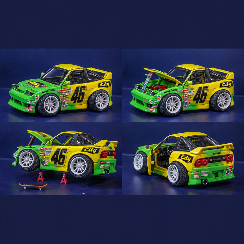 3D アートリトグラフ　「I THINK I CAN」 限定124/180 Nissan 180sx Tooned (1/18 Scale) by Michael Doe | Download free