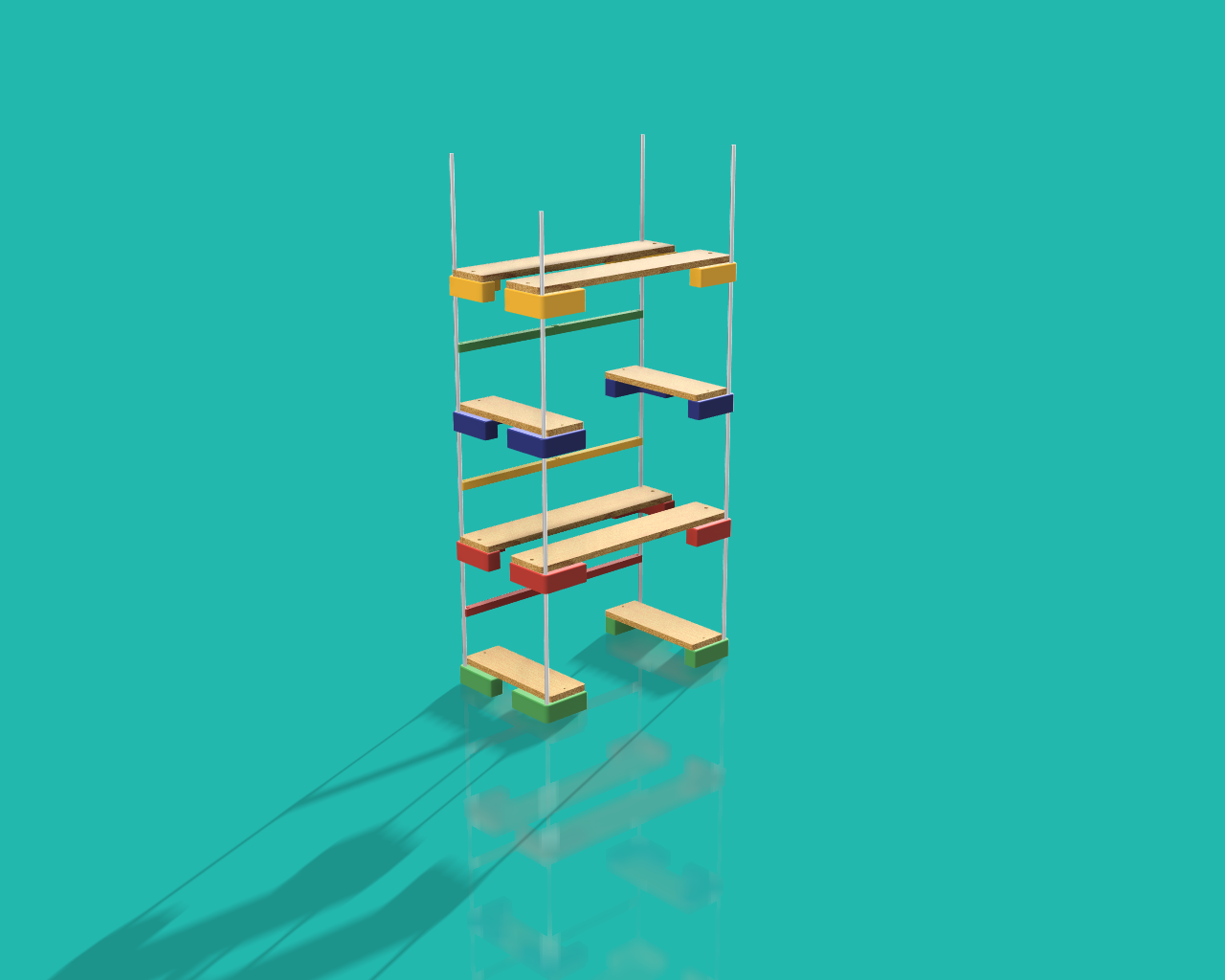 3D Printed Basket Shelf