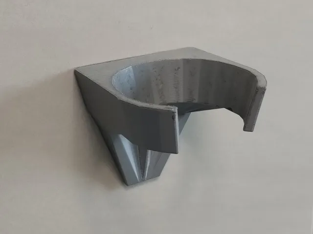 Low Poly hair dryer wall mount
