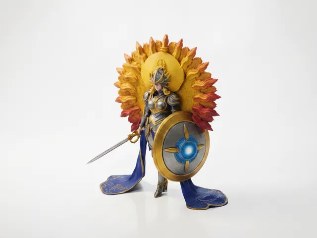 Leona Sun Goddess Statue LOL Champions 3D Printable