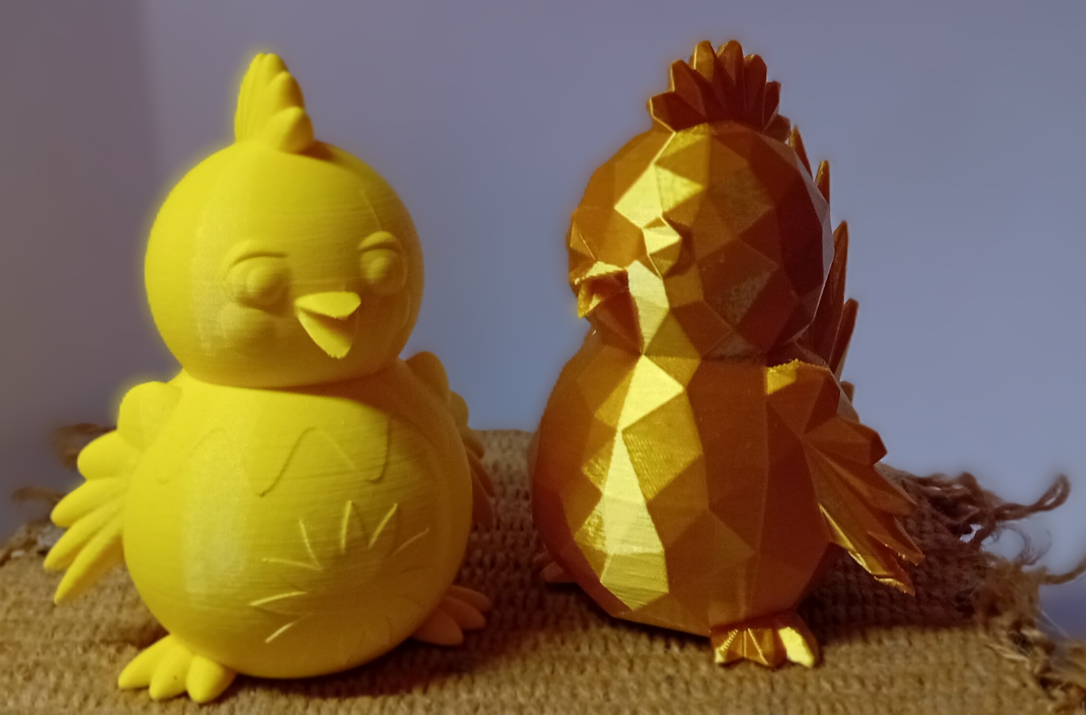Cute Baby Chick – Roztomilé kuřátko (2 Versions: Smooth & Low Poly) 3D model