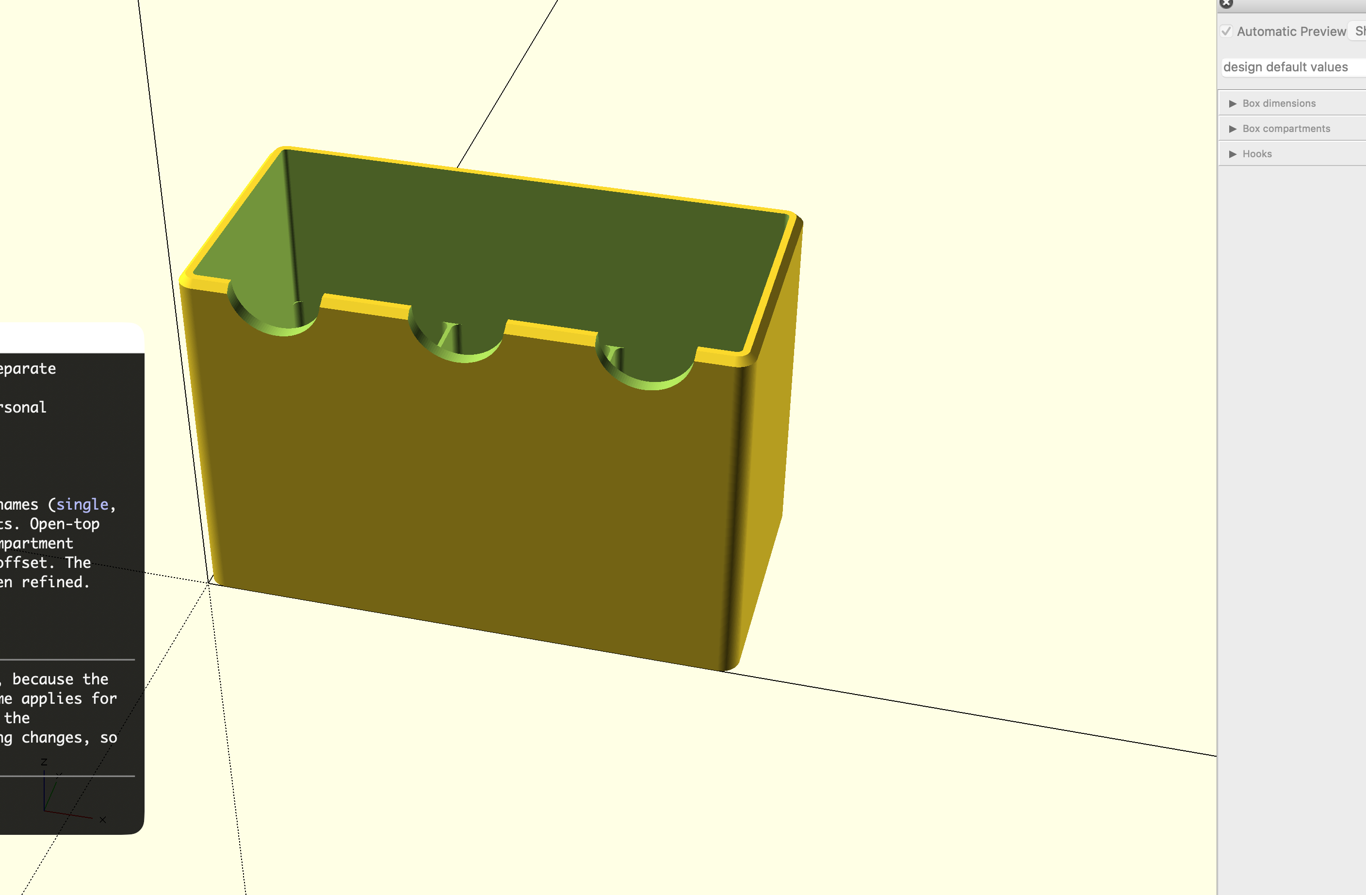 SKÅDIS Box (OpenSCAD) — miniatura 18