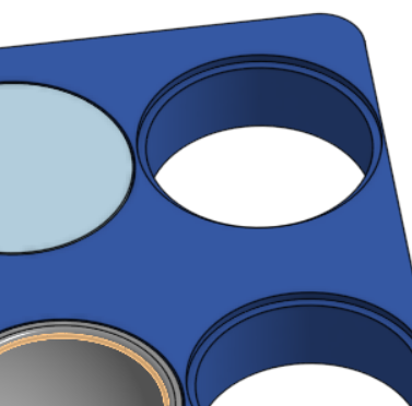 Paint Tray, Removable Cups