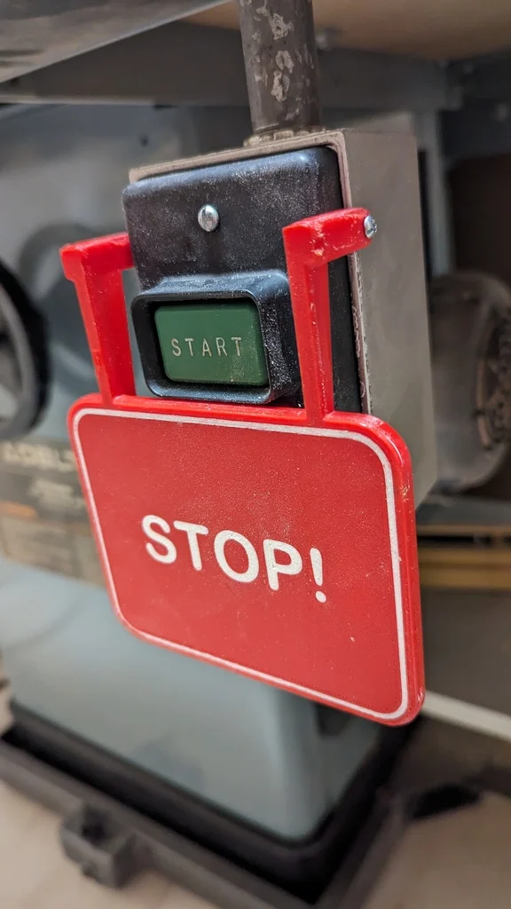Delta Unisaw Stop Switch Paddle