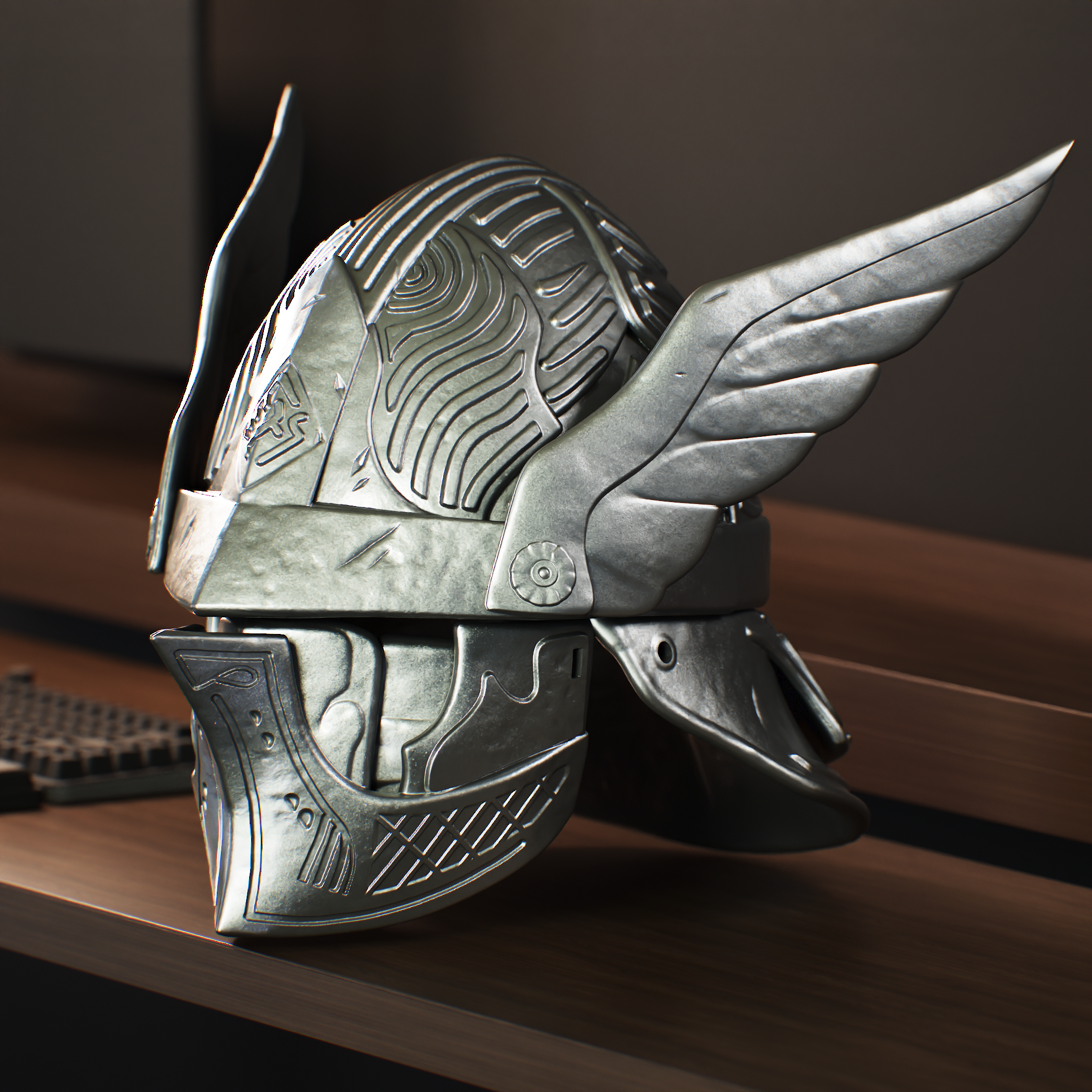 Wylder Helmet from Elden Ring Nightreign - Print by parts - Wylder Casco de Elden Ring Nightreign Impresión por partes - Armadura