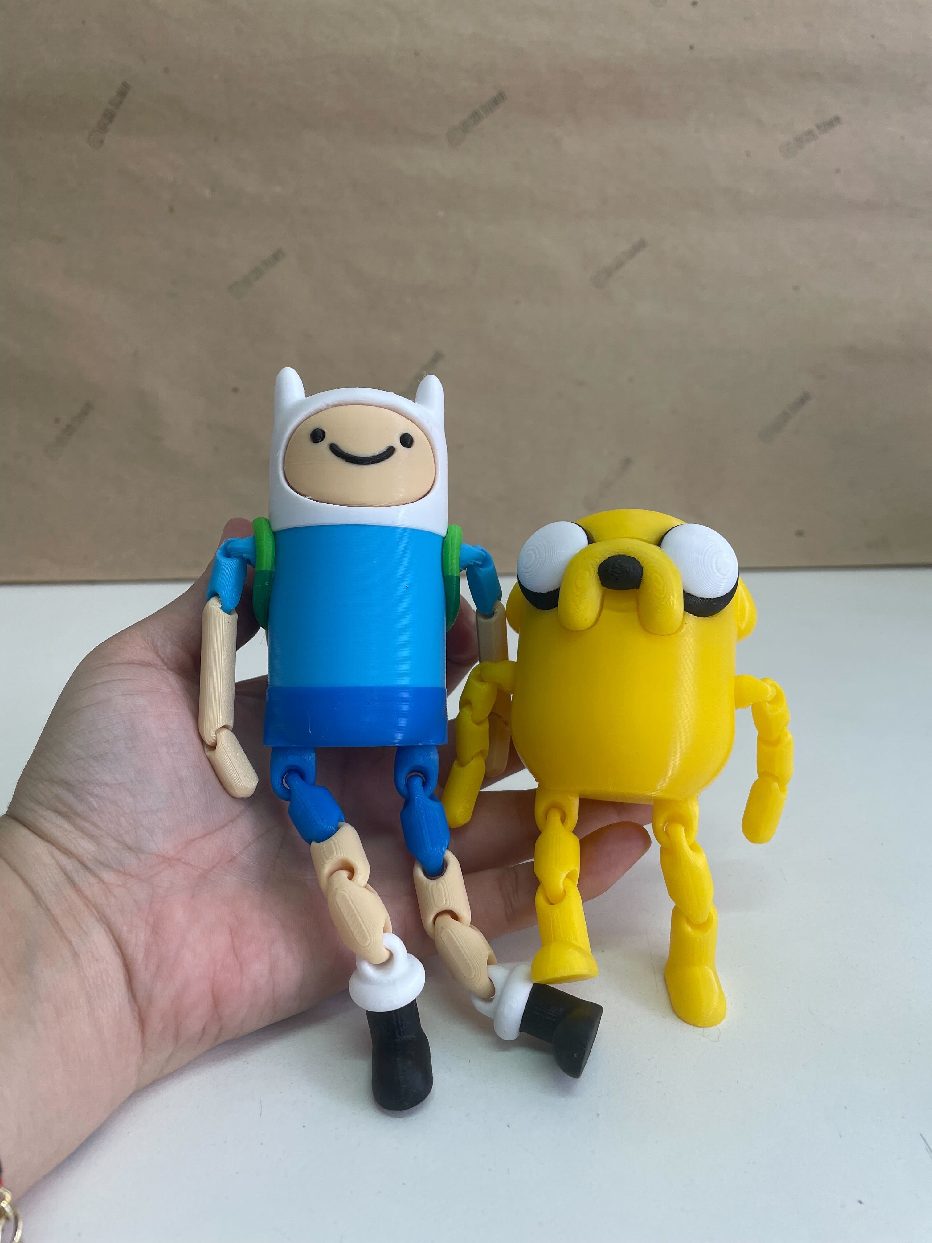 Pack x4 - Adventure Times - Finn the human, Jake the dog, Princess Bubblegum and BMO- Flexi - Multicolor — miniatura 5