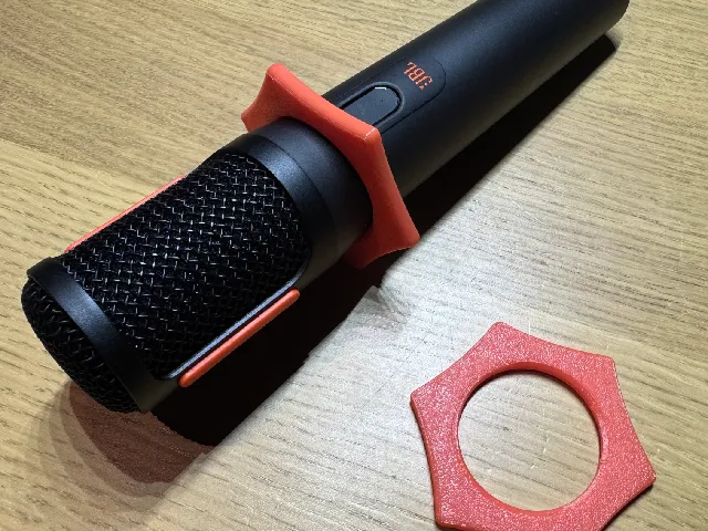 JBL wireless microphone anti-roll/drop collar