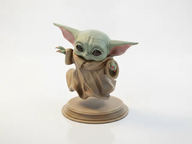 Ghost Yoda Figurine Star Wars 3D Printable