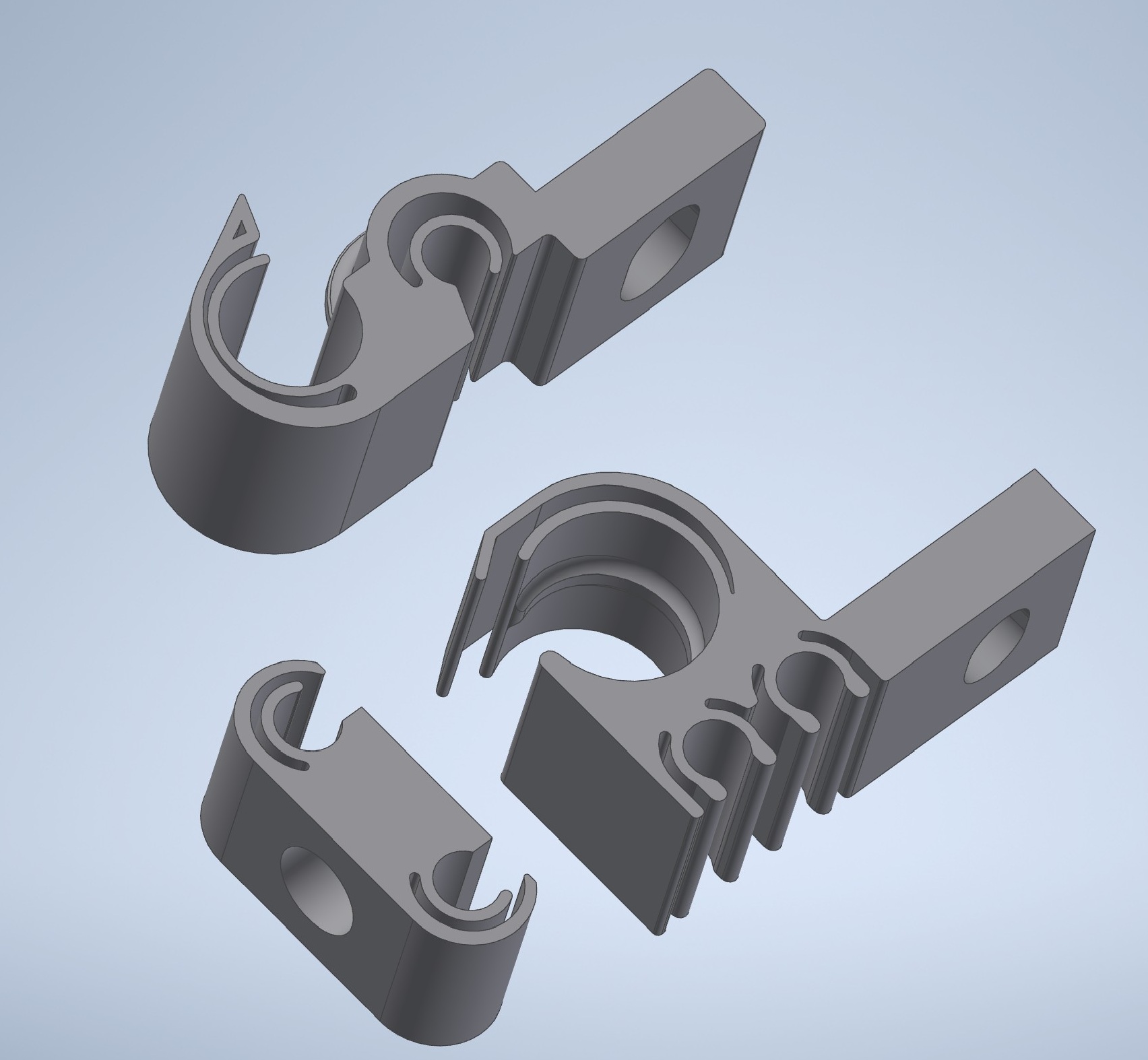 Brake and fuel line clips 94 Chev K2500.