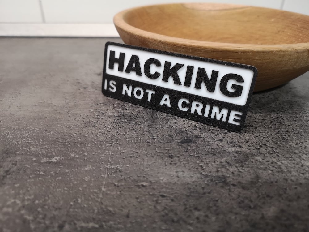 Hacking is not a crime