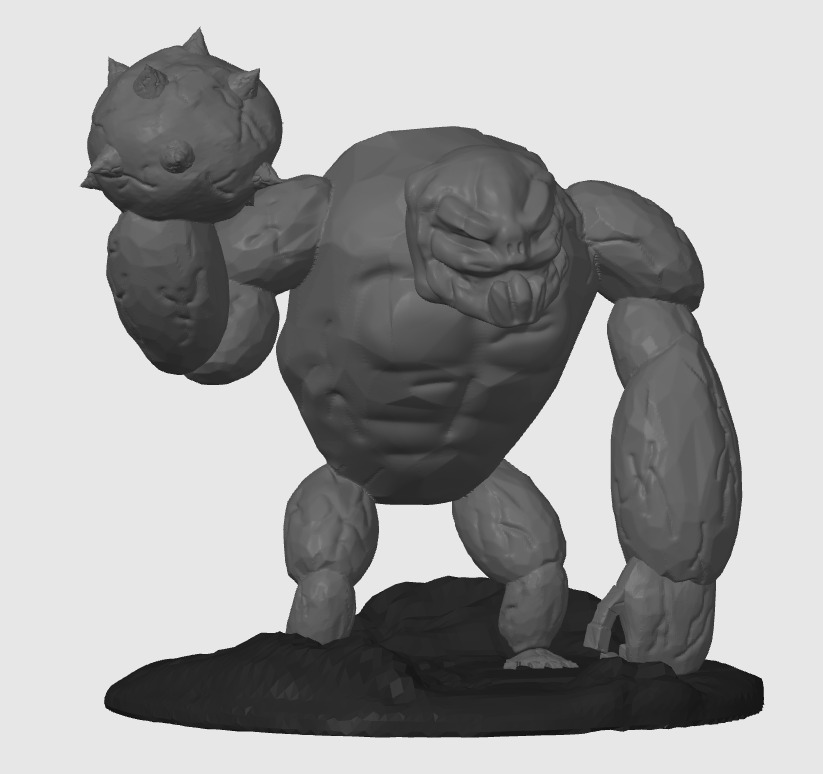Stone Golem Miniature dnd