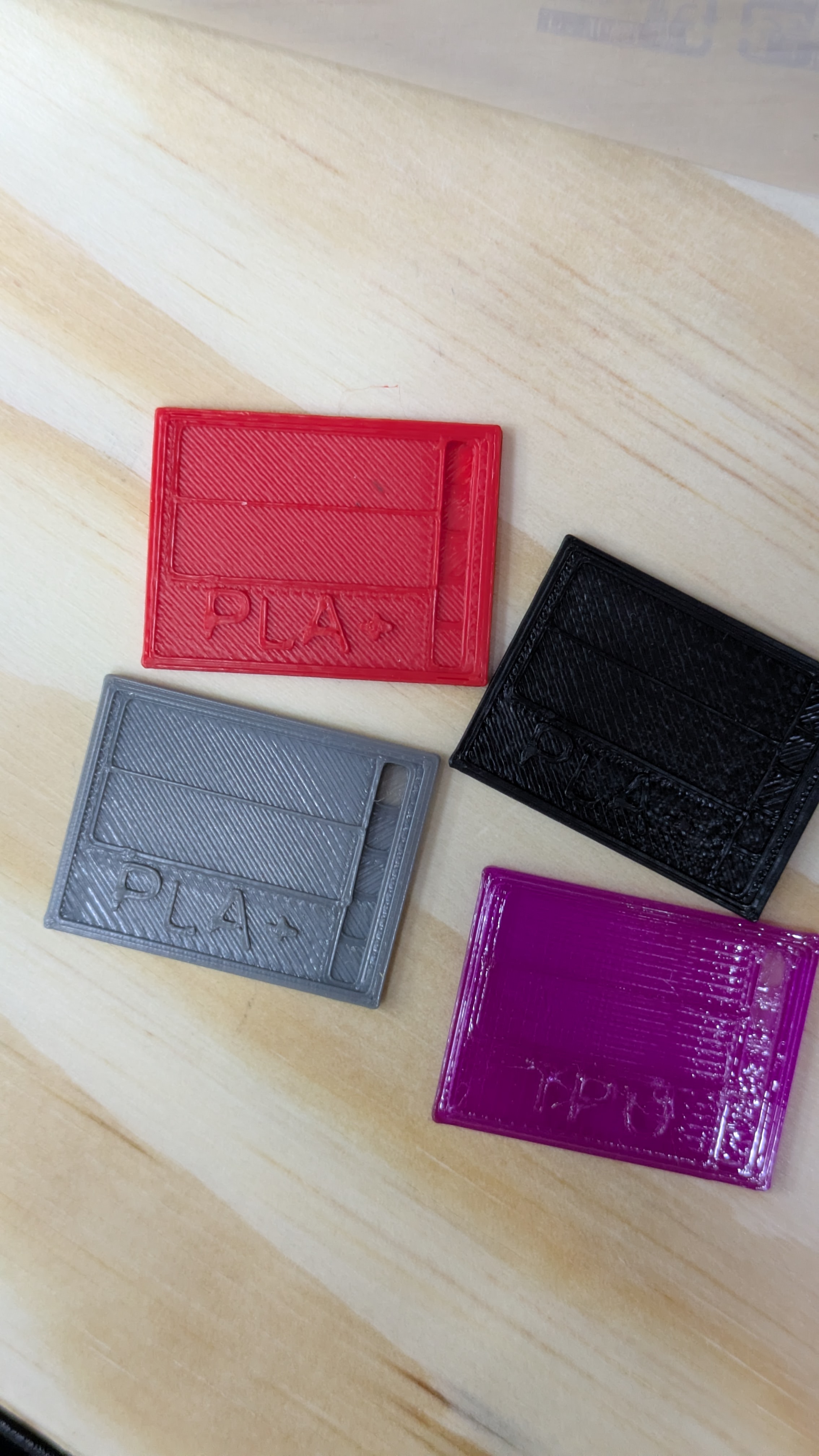 Filament sample with mount