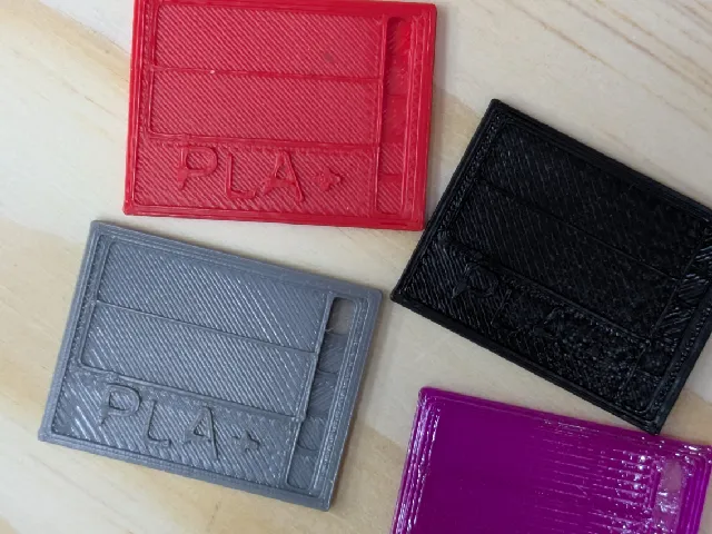 Filament sample with mount