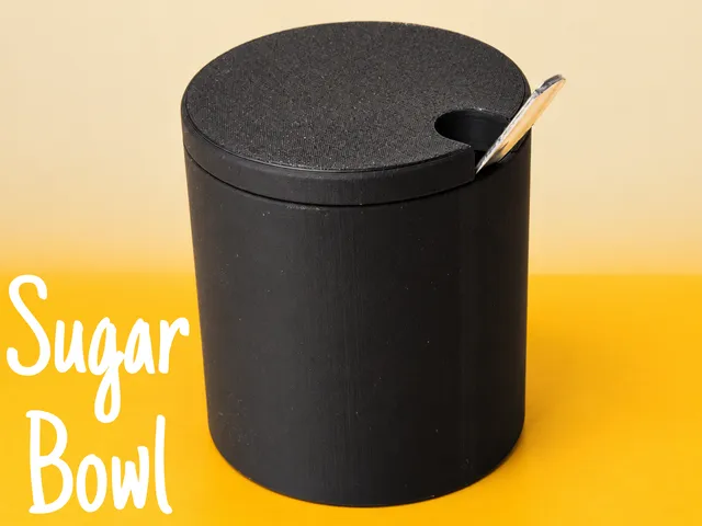 Sugar Bowl With Spoon Slot
