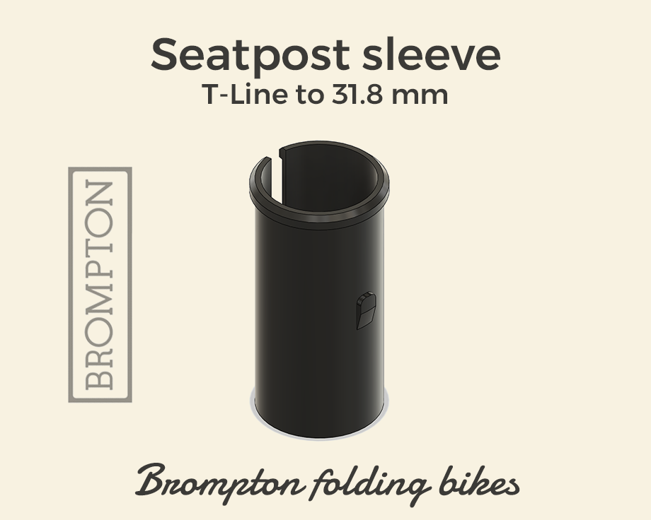 TPU Brompton seatpost sleeve