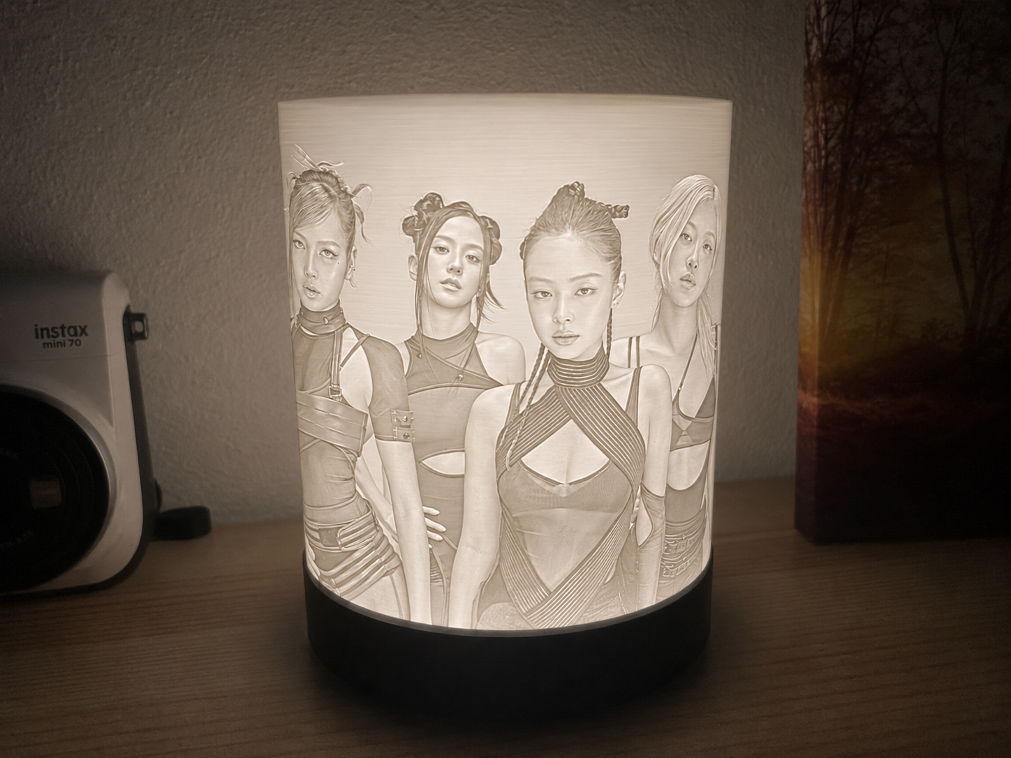Blackpink Lithophane 360° Lamp