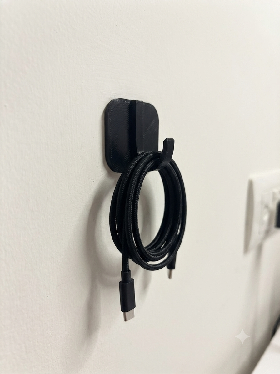 Modular Adhesive Wall Hook (Dovetail Joint)