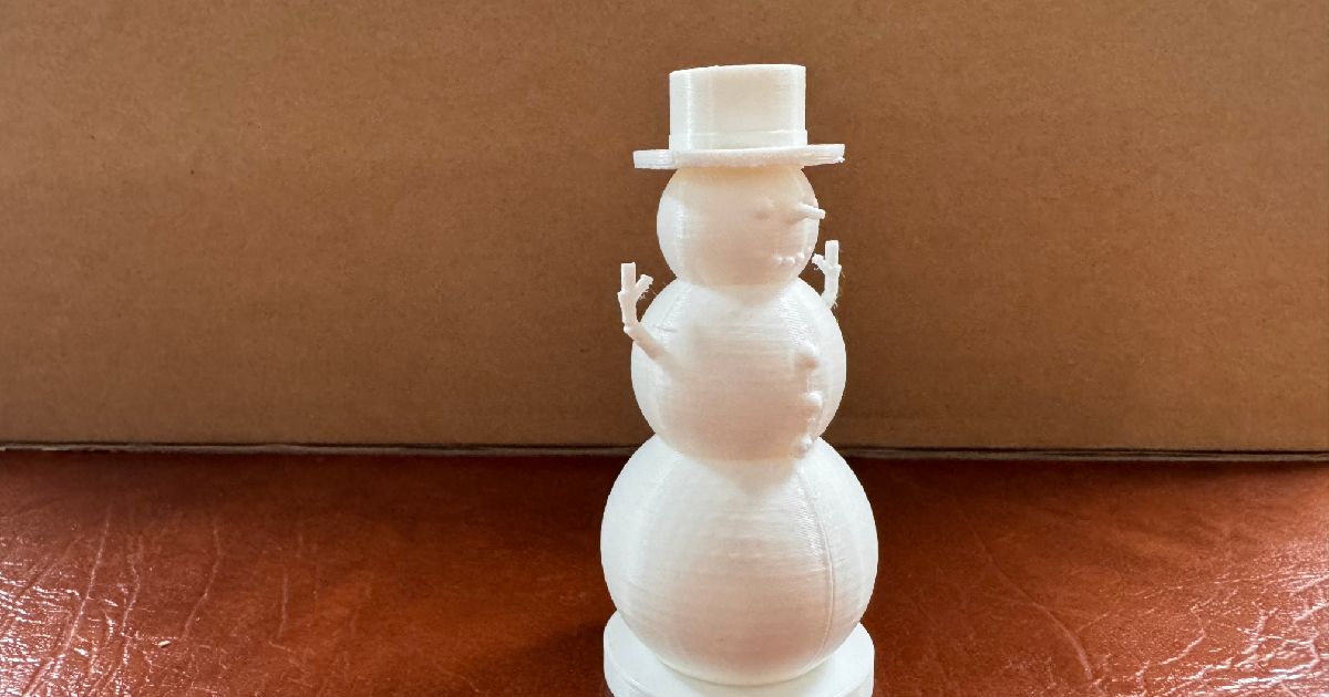 My First Snowman by JBAT66 | Download free STL model | Printables.com