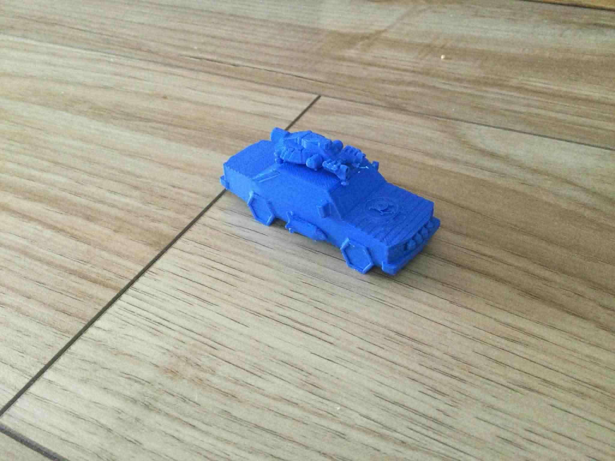 Boosted car with rockets