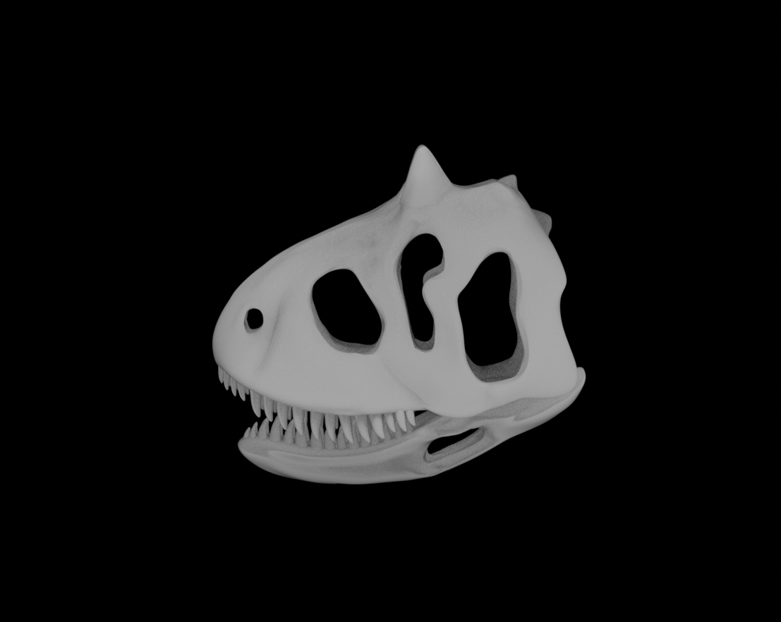 Miniatura 5 do modelo 3D Carnotaurus Skull