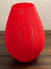 Vase Mode Ribbed Vase