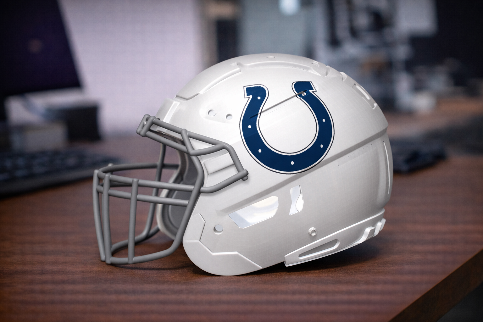 Indianapolis Colts Football Helmet - F7 Style