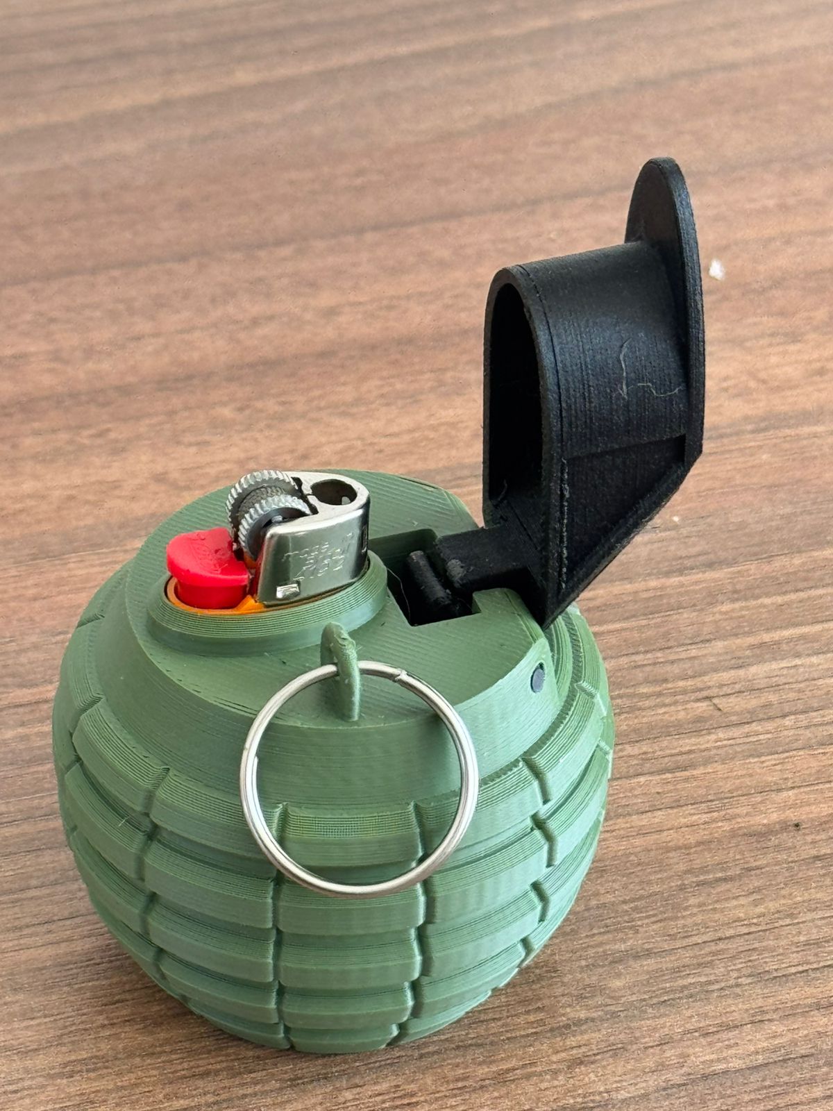 Bic Mini Lighter Grenade Case
