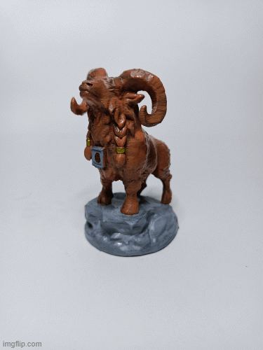 Mountain Guardian Beast – Fantasy Creature for RPG & Display
