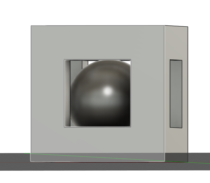 Miniatura 2 do modelo 3D ball in a cube