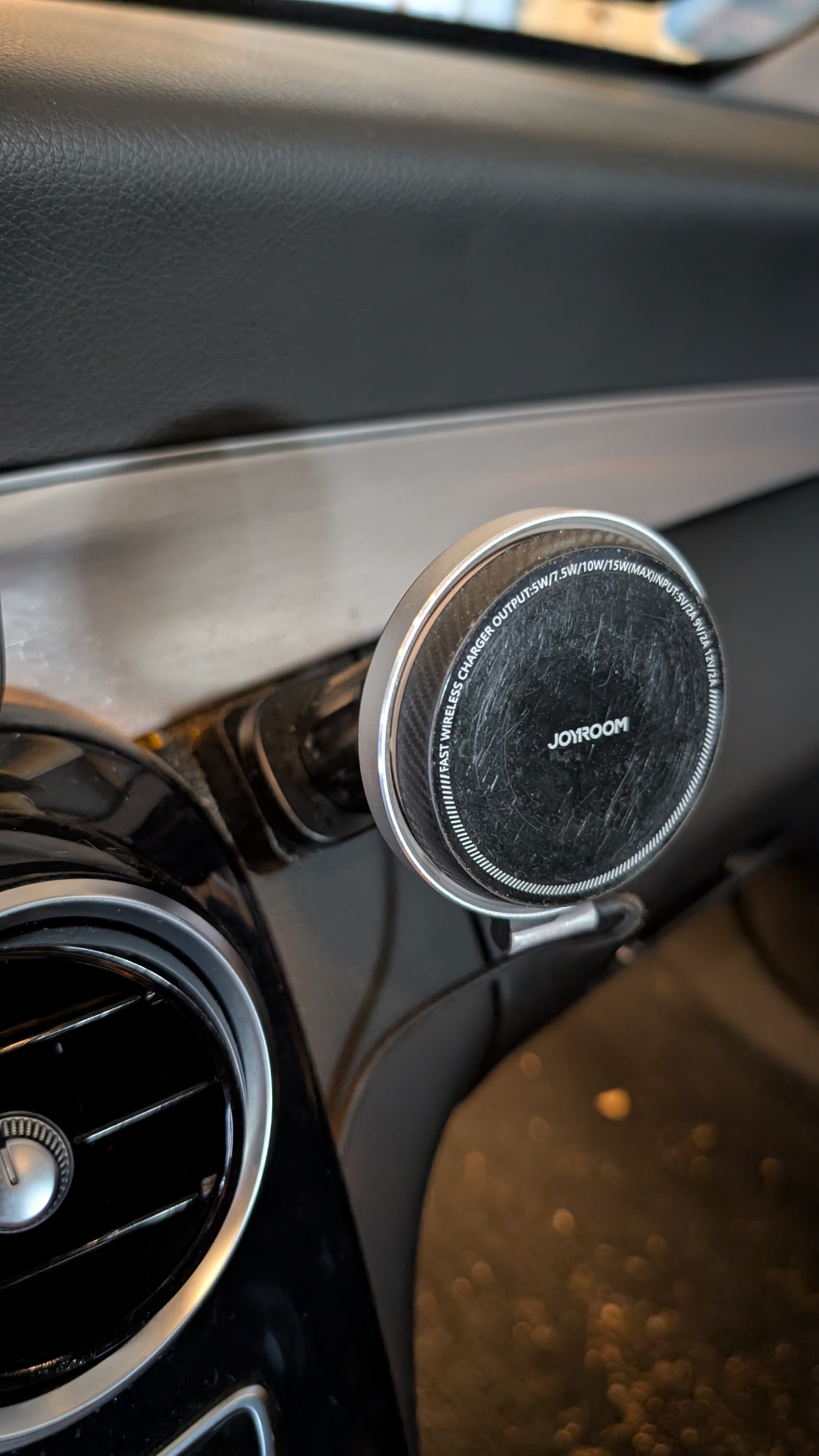Adapter Handyhalter f. Lüftung Mercedes C-Klasse 2014-2023