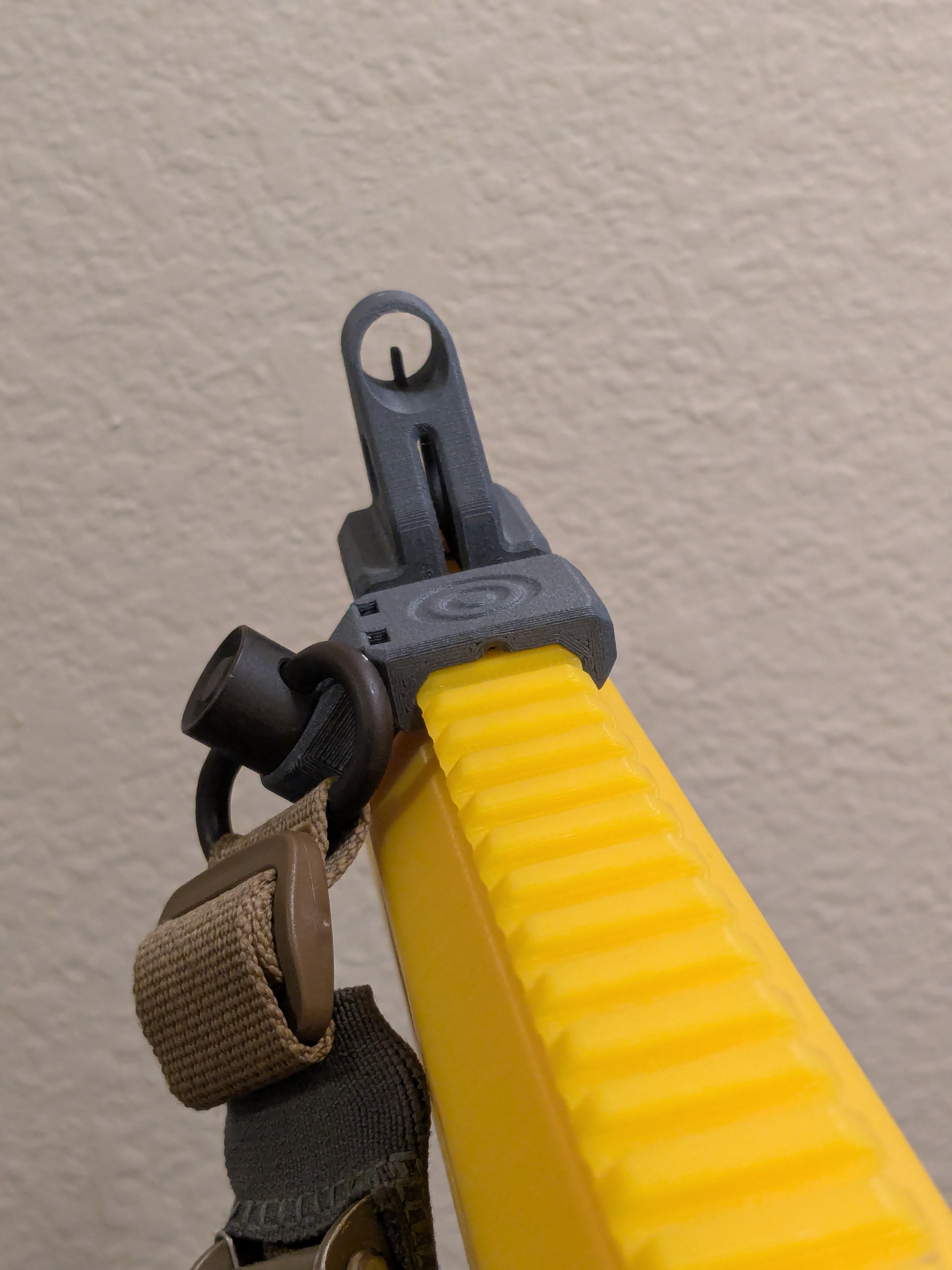 Anti-rotation QD sling cup for Picatinny rails