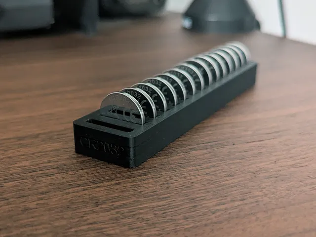 Battery organizer For 15 CR2032