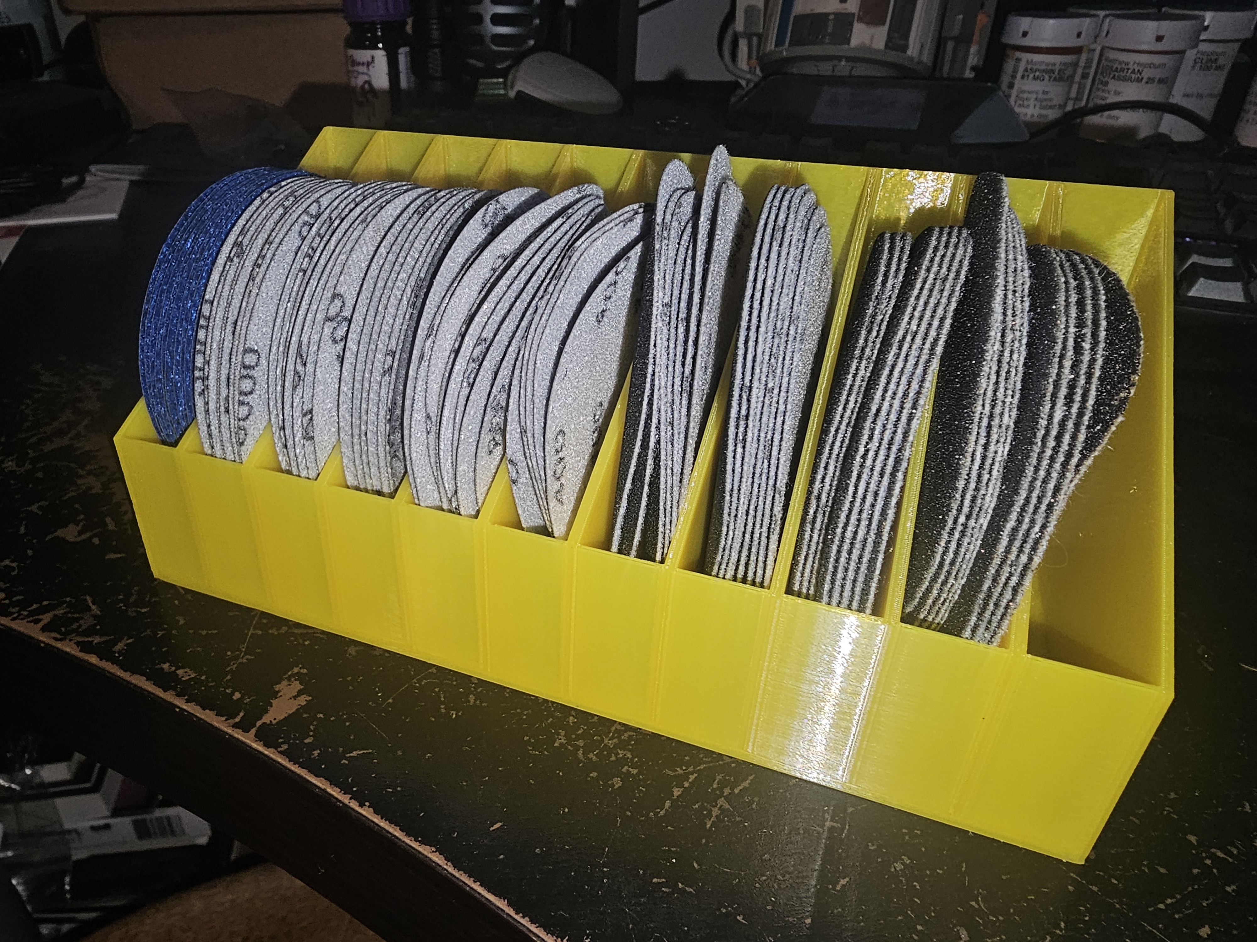 Holder for 3 inch sanding discs