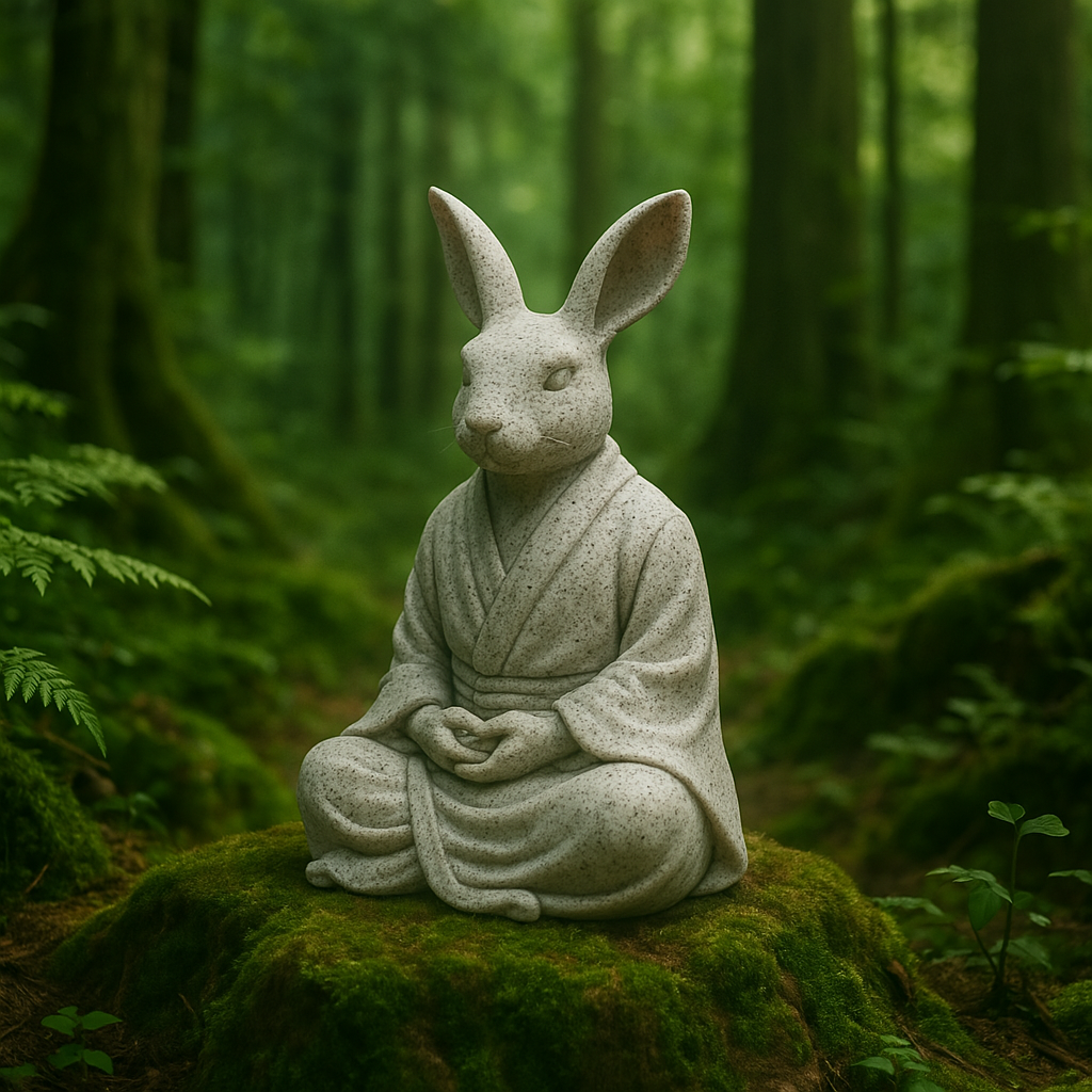 Bunny-bunny Meditating