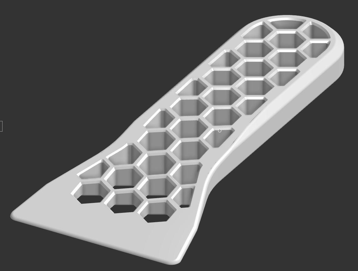 Honeycomb scraper